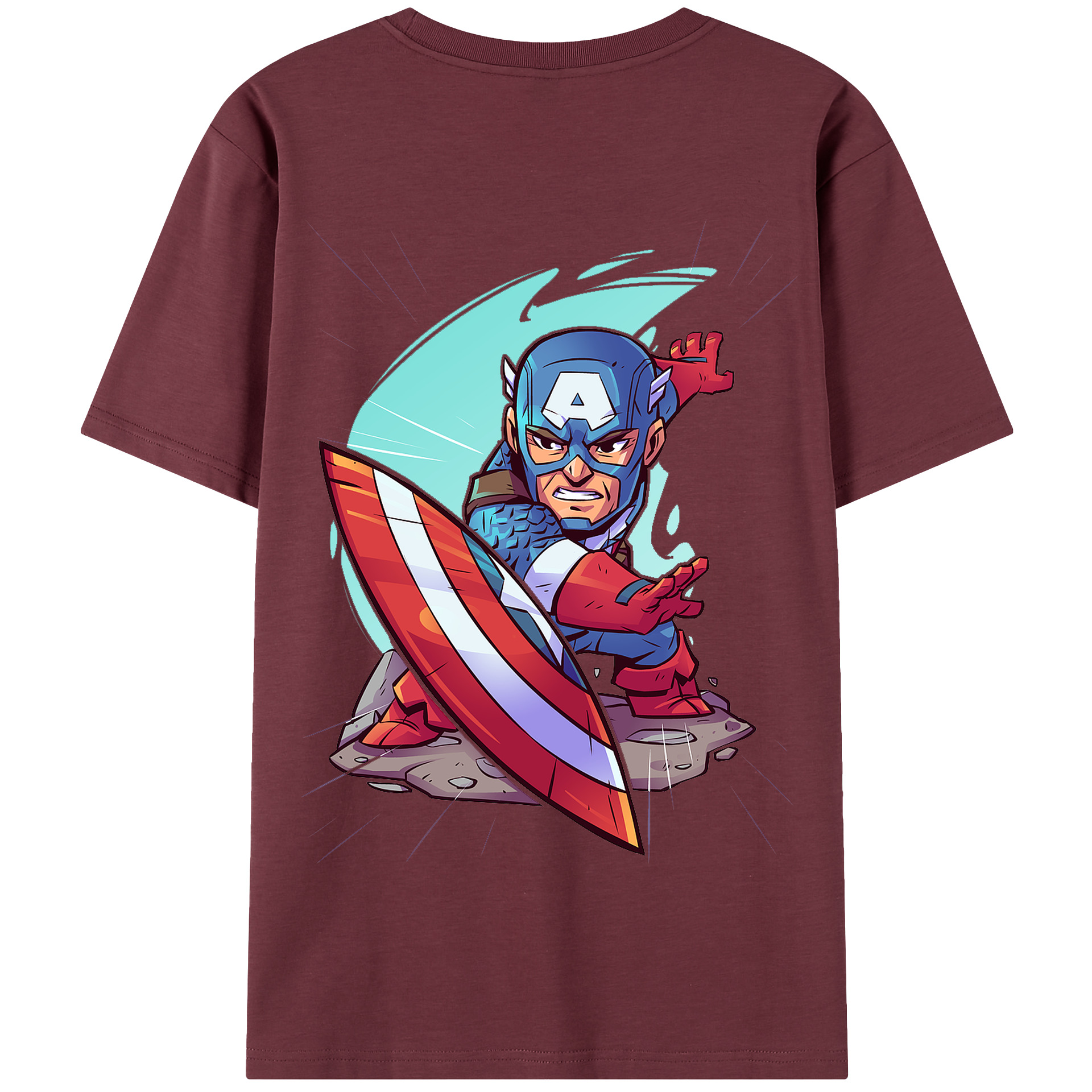 （画像用） アベンジャーズ The Avengers 綿100％半袖Tシャツ（背面プリント）